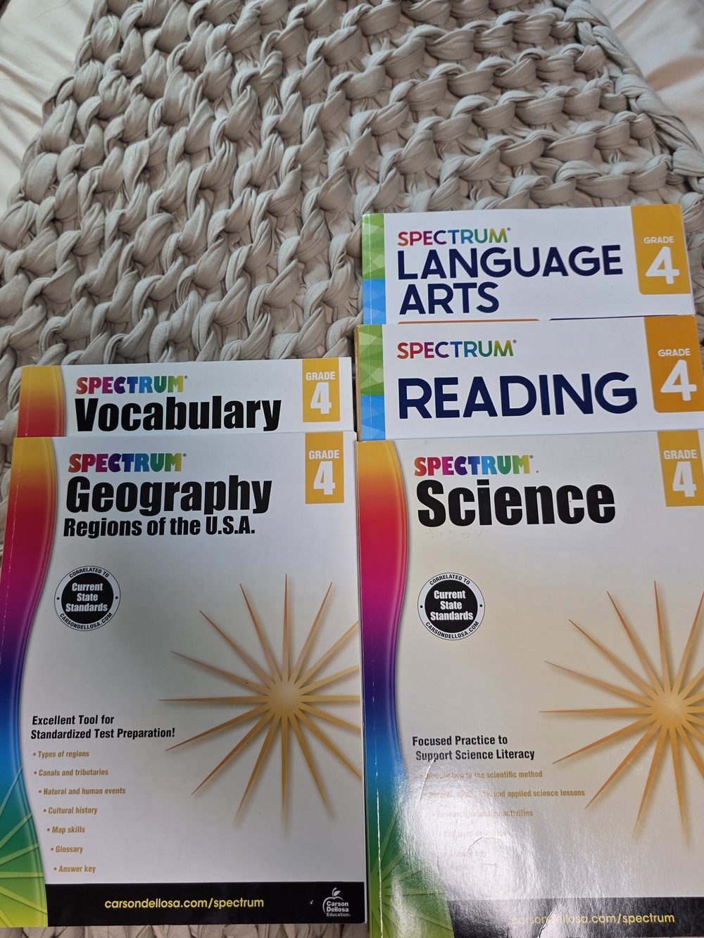 Spectrum 4th Grade Books